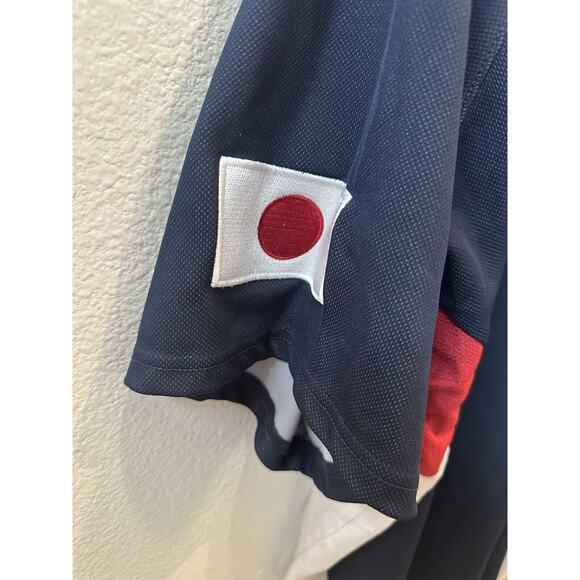 Jersey Japan 2009 World Baseball Classic Men Plus Size XXL WBC By Majestic MLB - Picture 4 of 14